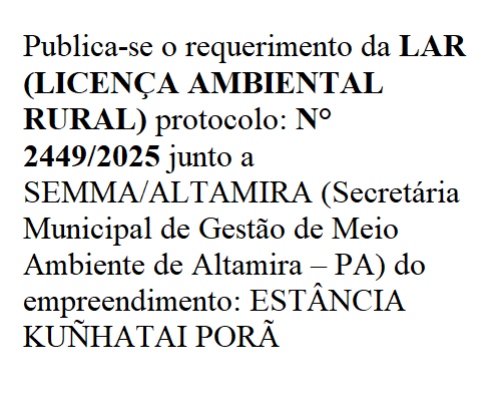 foto Not&iacute;cia Novo Progresso