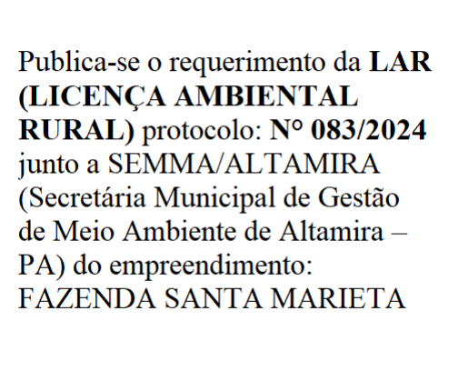 foto Not&iacute;cia Novo Progresso