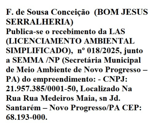 foto Not&iacute;cia Novo Progresso