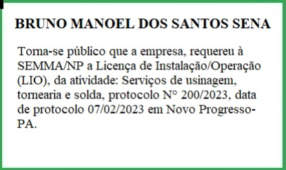 foto Notícia Novo Progresso