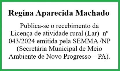 foto Not&iacute;cia Novo Progresso