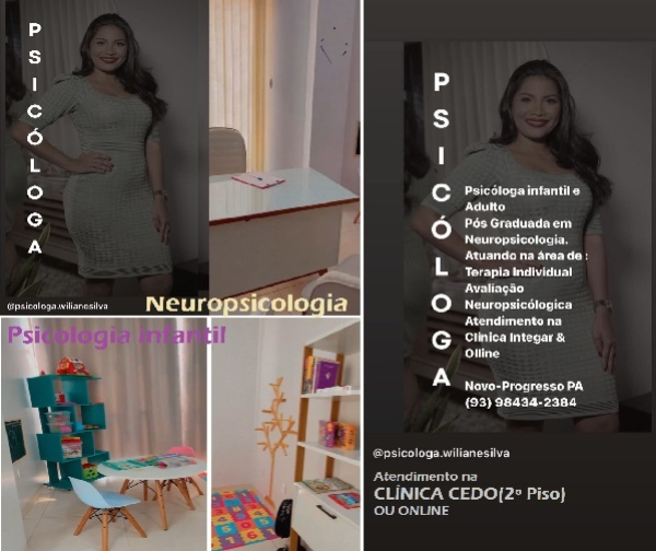 CLINICA INTEGRAR - PSICÓLOGA WILIANE Novo Progresso PA