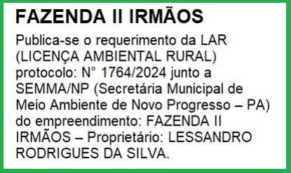 foto Not&iacute;cia Novo Progresso