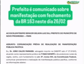 foto Not&iacute;cia Novo Progresso