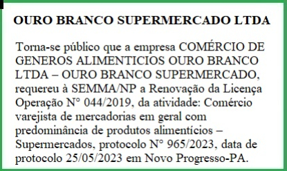 foto Notícia Novo Progresso