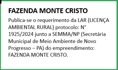 foto Not&iacute;cia Novo Progresso