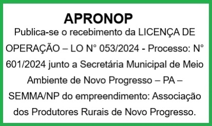 foto Not&iacute;cia Novo Progresso